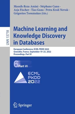 Abbildung von Amini / Canu | Machine Learning and Knowledge Discovery in Databases | 1. Auflage | 2023 | 13718 | beck-shop.de