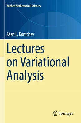 Abbildung von Dontchev | Lectures on Variational Analysis | 1. Auflage | 2023 | 205 | beck-shop.de