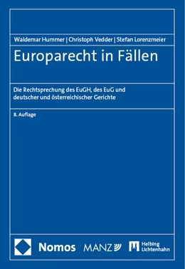 Abbildung von Hummer / Vedder | Europarecht in Fällen | 8. Auflage | 2024 | beck-shop.de