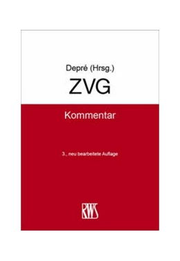 Abbildung von Depré (Hrsg.) | ZVG | 3. Auflage | 2024 | beck-shop.de