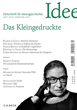 Abbildung von Meinel / Spoerhase | Zeitschrift für Ideengeschichte Heft XVII/1 Frühjahr 2023 | 1. Auflage | 2023 | beck-shop.de