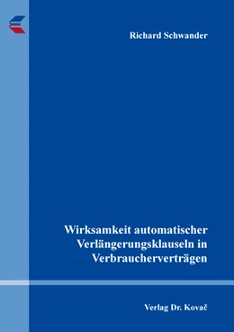 Abbildung von Schwander | Wirksamkeit automatischer Verlängerungsklauseln in Verbraucherverträgen | 1. Auflage | 2023 | 15 | beck-shop.de