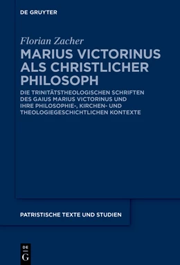 Abbildung von Zacher | Marius Victorinus als christlicher Philosoph | 1. Auflage | 2023 | beck-shop.de