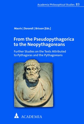 Cover: Macris / Dorandi / Brisson, From the Pseudopythagorica to the Neopythagoreans