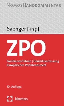 Abbildung von Saenger (Hrsg.) | Zivilprozessordnung | 10. Auflage | 2023 | beck-shop.de