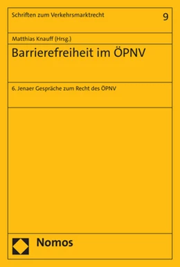 Abbildung von Knauff | Barrierefreiheit im ÖPNV | 1. Auflage | 2023 | 9 | beck-shop.de