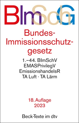 Abbildung von Bundes-Immissionsschutzgesetz: BImSchG | 18. Auflage | 2023 | 5575 | beck-shop.de