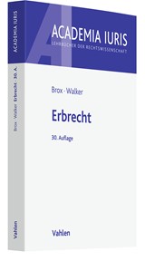 Abbildung von Brox / Walker | Erbrecht | 30. Auflage | 2024 | beck-shop.de