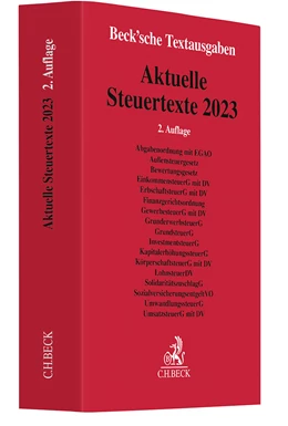 Abbildung von Aktuelle Steuertexte 2023 | 2. Auflage | 2023 | beck-shop.de