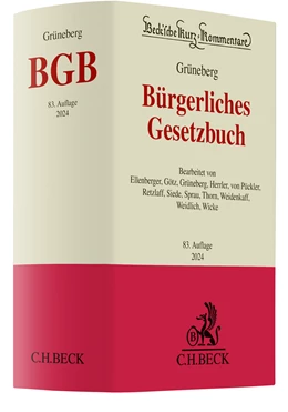 Abbildung von Grüneberg | Bürgerliches Gesetzbuch: BGB | 83. Auflage | 2024 | Band 7 | beck-shop.de