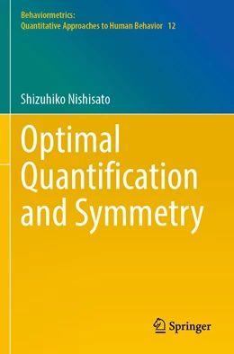 Abbildung von Nishisato | Optimal Quantification and Symmetry | 1. Auflage | 2023 | 12 | beck-shop.de