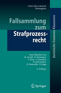 Abbildung von Hellmann | Fallsammlung zum Strafprozessrecht | 3. Auflage | 2007 | beck-shop.de