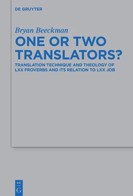 Abbildung von Beeckman | One or Two Translators? | 1. Auflage | 2023 | 549 | beck-shop.de