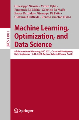 Abbildung von Nicosia / Ojha | Machine Learning, Optimization, and Data Science | 1. Auflage | 2023 | beck-shop.de
