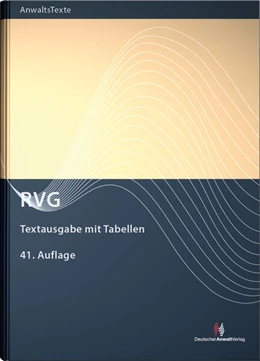 Abbildung von RVG | 41. Auflage | 2023 | beck-shop.de