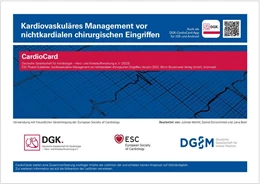 Abbildung von Deutsche Gesellschaft für Kardiologie | Kardiovaskuläres Management vor nichtkardialen chirurgischen Eingriffen | 1. Auflage | 2023 | beck-shop.de