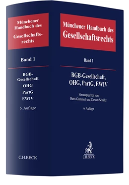 Abbildung von Münchener Handbuch des Gesellschaftsrechts, Band 1: BGB-Gesellschaft, Offene Handelsgesellschaft, Partnerschaftsgesellschaft, Partenreederei, EWIV | 6. Auflage | 2024 | beck-shop.de