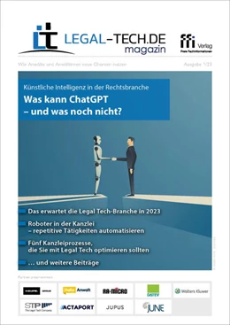 Abbildung von LEGAL-TECH.DE magazin • Ausgabe 1/2023 | | 2023 | beck-shop.de