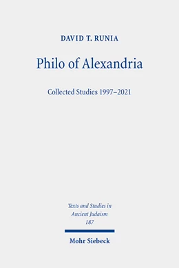 Abbildung von Runia | Philo of Alexandria | 1. Auflage | 2023 | beck-shop.de