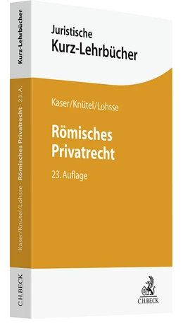 Abbildung von Kaser / Knütel | Römisches Privatrecht | 23. Auflage | 2024 | beck-shop.de