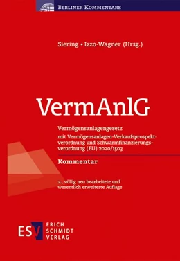Abbildung von Siering / Izzo-Wagner | VermAnlG | 2. Auflage | 2023 | beck-shop.de