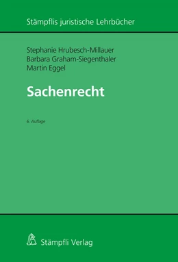 Abbildung von Hrubesch-Millauer / Graham-Siegenthaler | Sachenrecht | 6. Auflage | 2023 | beck-shop.de