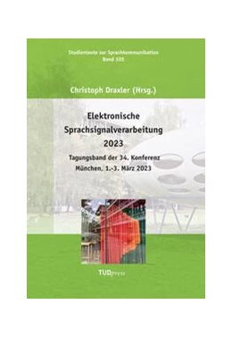 Abbildung von Draxler | Elektronische Sprachsignalverarbeitung 2023 | 1. Auflage | 2023 | 105 | beck-shop.de