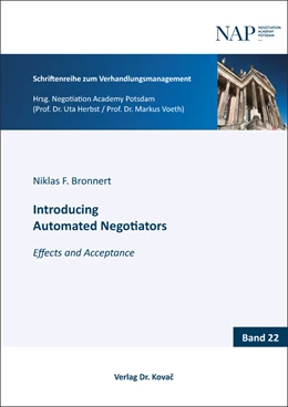 Abbildung von Bronnert | Introducing Automated Negotiators | 1. Auflage | 2023 | 22 | beck-shop.de