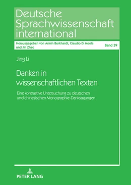 Abbildung von Li | Danken in wissenschaftlichen Texten | 1. Auflage | 2023 | beck-shop.de