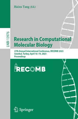 Abbildung von Tang | Research in Computational Molecular Biology | 1. Auflage | 2023 | 13976 | beck-shop.de