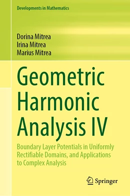 Abbildung von Mitrea | Geometric Harmonic Analysis IV | 1. Auflage | 2023 | 75 | beck-shop.de