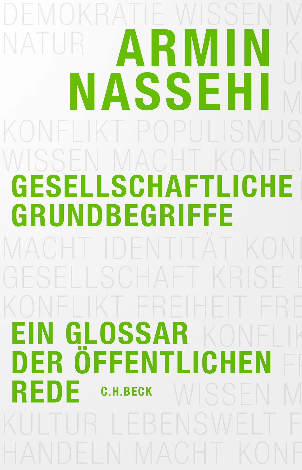 Cover: Nassehi, Armin, Gesellschaftliche Grundbegriffe