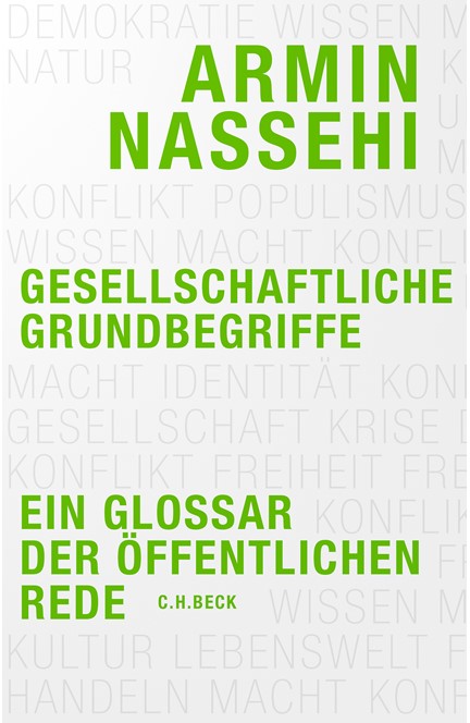 Cover: Armin Nassehi, Gesellschaftliche Grundbegriffe