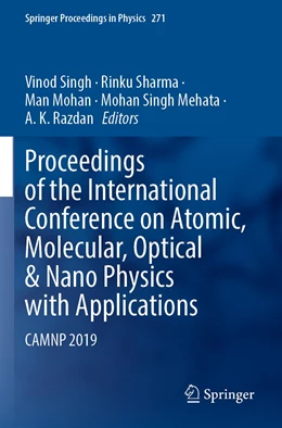 Abbildung von Singh / Sharma | Proceedings of the International Conference on Atomic, Molecular, Optical & Nano Physics with Applications | 1. Auflage | 2023 | 271 | beck-shop.de