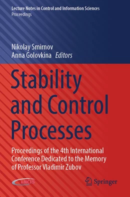 Abbildung von Smirnov / Golovkina | Stability and Control Processes | 1. Auflage | 2023 | beck-shop.de