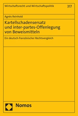 Abbildung von Reinhold | Kartellschadensersatz und inter-partes-Offenlegung von Beweismitteln | 1. Auflage | 2023 | beck-shop.de