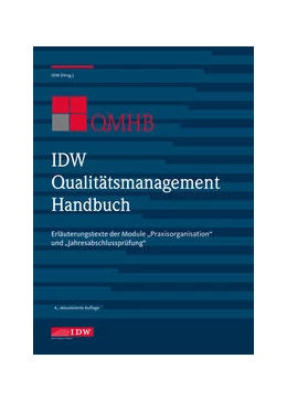 Abbildung von Institut der Wirtschaftsprüfer in Deutschland e. V. | IDW Qualitätsmanagement Handbuch (QMHB) | 4. Auflage | 2023 | beck-shop.de