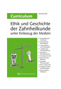 Abbildung von Groß | Curriculum Ethik und Geschichte der Zahnheilkunde unter Einbezug der Medizin | 1. Auflage | 2023 | beck-shop.de