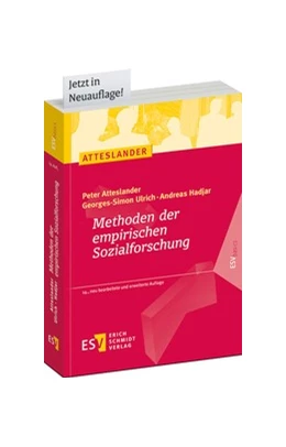 Abbildung von Atteslander / Ulrich | Methoden der empirischen Sozialforschung | 14. Auflage | 2023 | beck-shop.de