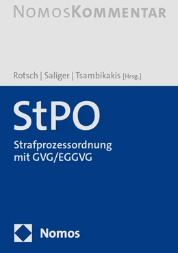 Abbildung von Rotsch / Saliger | StPO | 1. Auflage | 2024 | beck-shop.de