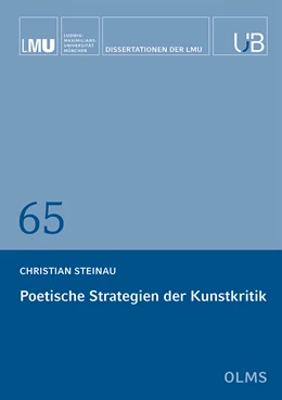 Abbildung von Steinau | Poetische Strategien der Kunstkritik | 1. Auflage | 2023 | 65 | beck-shop.de