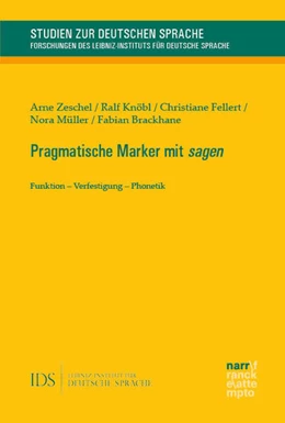 Abbildung von Zeschel / Knöbl | Pragmatische Marker mit sagen | 1. Auflage | 2024 | 87 | beck-shop.de