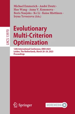 Abbildung von Emmerich / Deutz | Evolutionary Multi-Criterion Optimization | 1. Auflage | 2023 | beck-shop.de