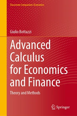 Abbildung von Bottazzi | Advanced Calculus for Economics and Finance | 1. Auflage | 2023 | beck-shop.de
