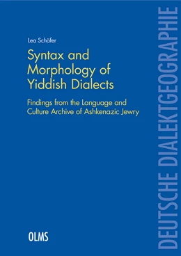 Abbildung von Schäfer | Syntax and Morphology of Yiddish Dialects | 1. Auflage | 2023 | 132 | beck-shop.de