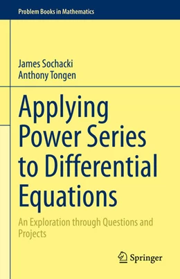 Abbildung von Sochacki / Tongen | Applying Power Series to Differential Equations | 1. Auflage | 2023 | beck-shop.de