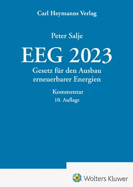 Abbildung von Salje | EEG 2023 - Kommentar | 10. Auflage | 2023 | beck-shop.de