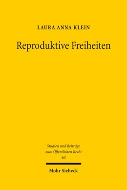 Abbildung von Klein | Reproduktive Freiheiten | 1. Auflage | 2023 | 60 | beck-shop.de