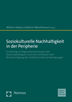 Cover: Valeva / Nitschmann, Soziokulturelle Nachhaltigkeit in der Peripherie