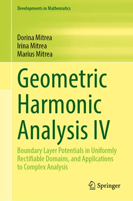 Abbildung von Mitrea | Geometric Harmonic Analysis IV | 1. Auflage | 2023 | beck-shop.de
